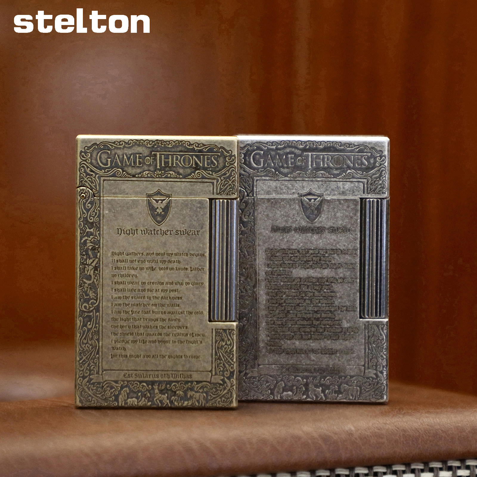 Stelton斯特腾朗声充气打火机侧滑砂轮权利游戏创意个性高档送礼