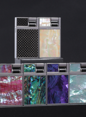 Stelton斯特腾薄款卡片打火机高档气体防风充气直冲创意个性礼物