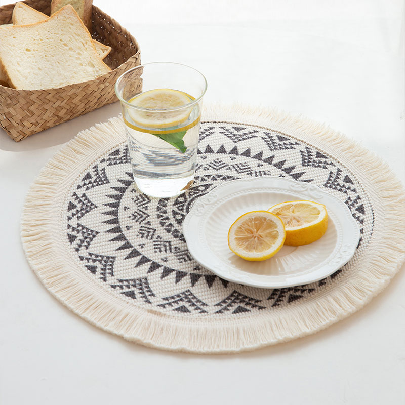 餐垫编织杯垫小学生垫子家用桌垫