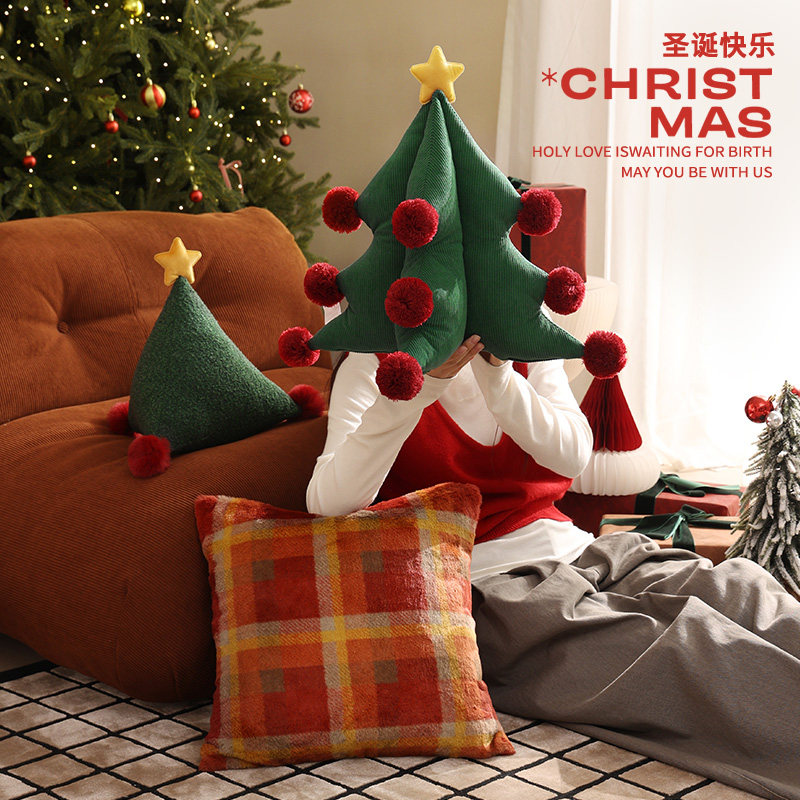 圣诞好物分享节日氛围装饰抱枕
