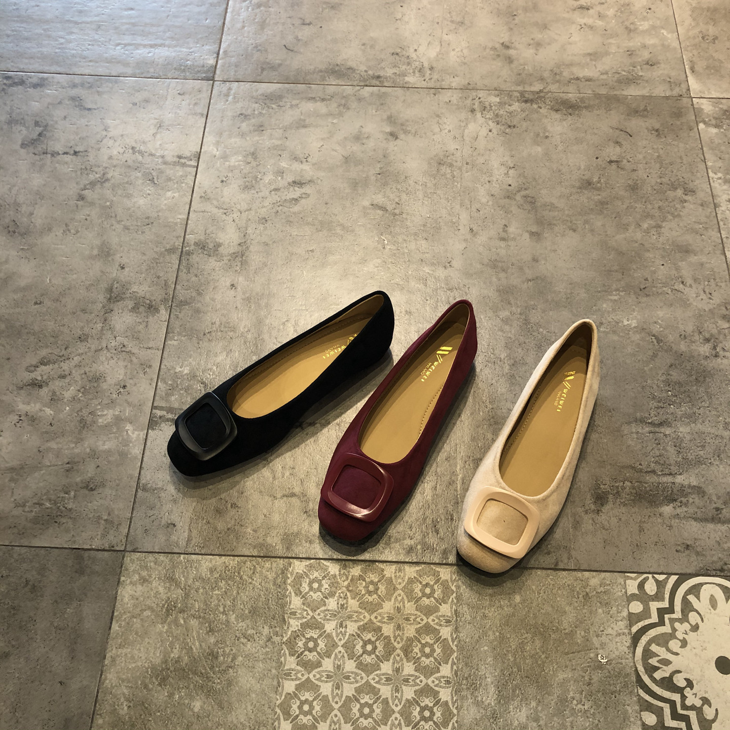 2026年春季新款法式复古方头浅口单鞋女平底方扣芭蕾舞鞋通勤百搭,女鞋,浅口单鞋,淘宝优惠券,粉丝福利购,淘宝优惠卷