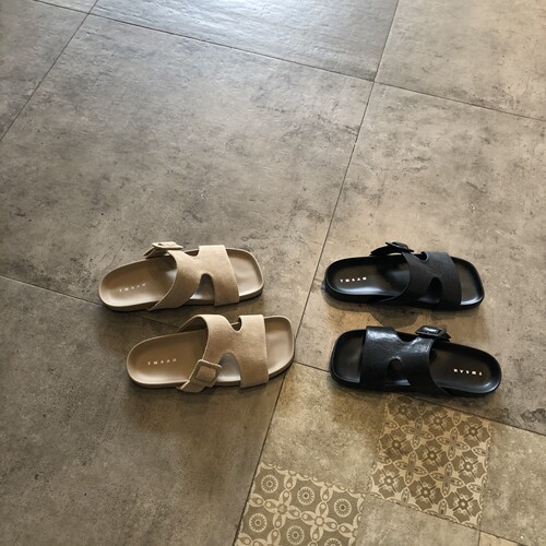 夏季真皮厚底舒适女一字拖外穿