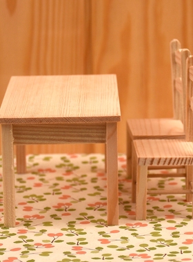 112娃娃屋迷你家具模型diy组合