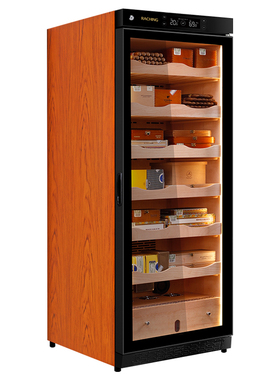 RACHING/美晶雪茄柜 C330A恒温恒湿雪松实木家用雪茄盒保湿柜裸养