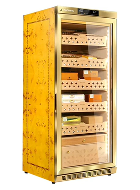 RACHING/美晶雪茄柜MON1800A智能水平线实木恒温恒湿雪茄保湿烟柜