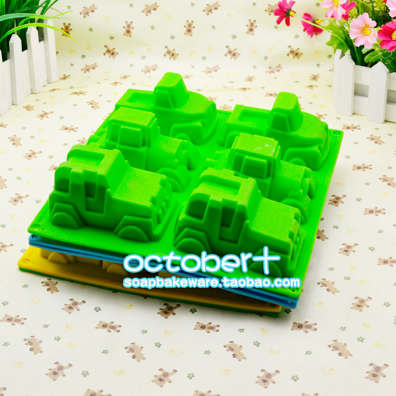 觅爱馆新手试用交通工具汽车硅胶蛋糕烘焙模具手工肥皂器具微瑕品