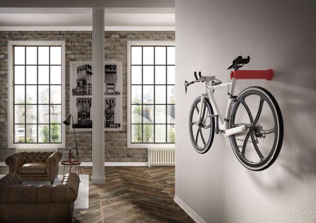 ITALY意大利进口 自行车挂壁式停车架 公路车 山地车墙壁挂架家用