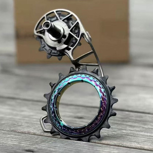 英国absoluteBLACK后拨导轮大鸡腿 钛合金陶瓷大导轮钛合金3D打印