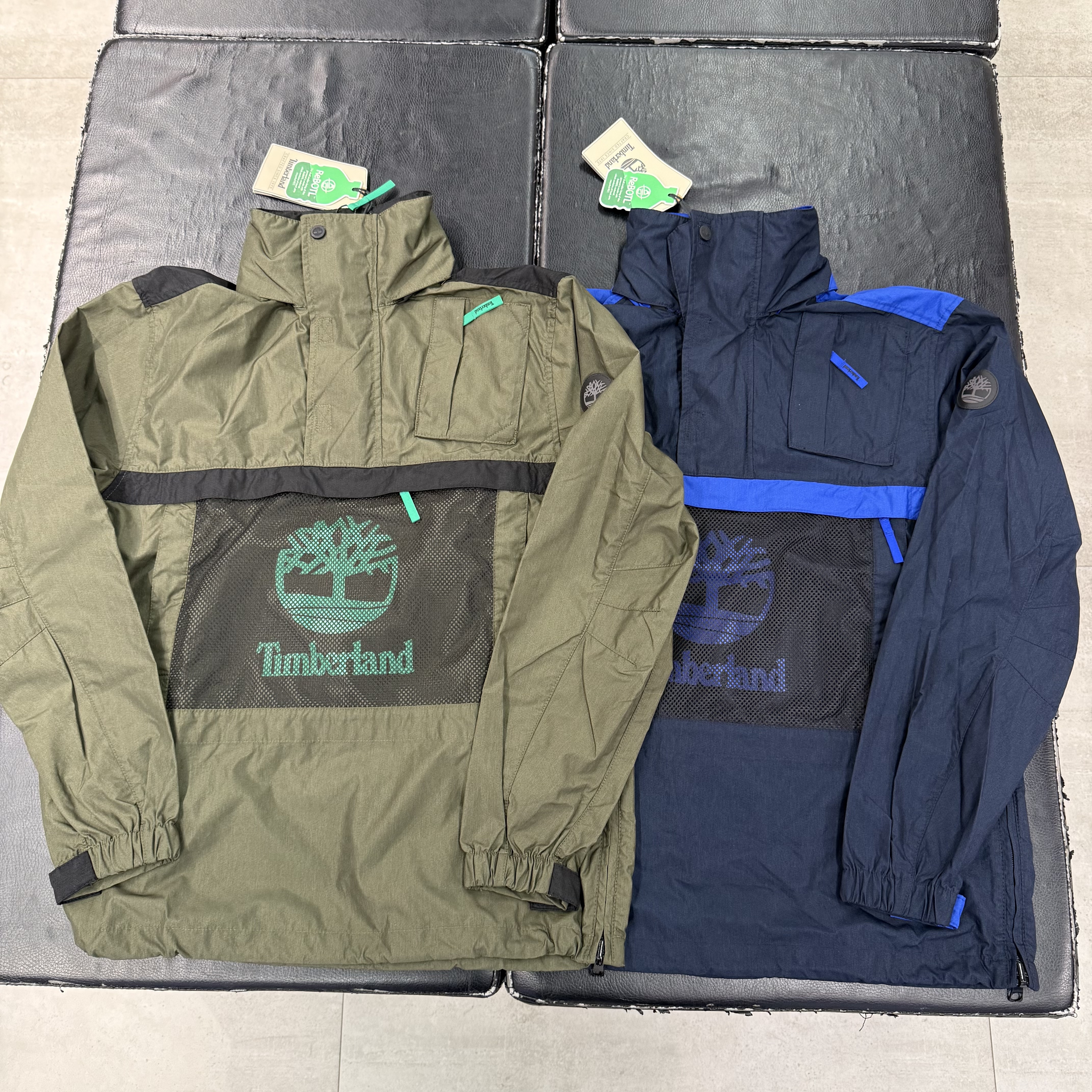 Timberland/添柏岚男装休闲半拉链薄款户外风衣立领夹克外套A29RB