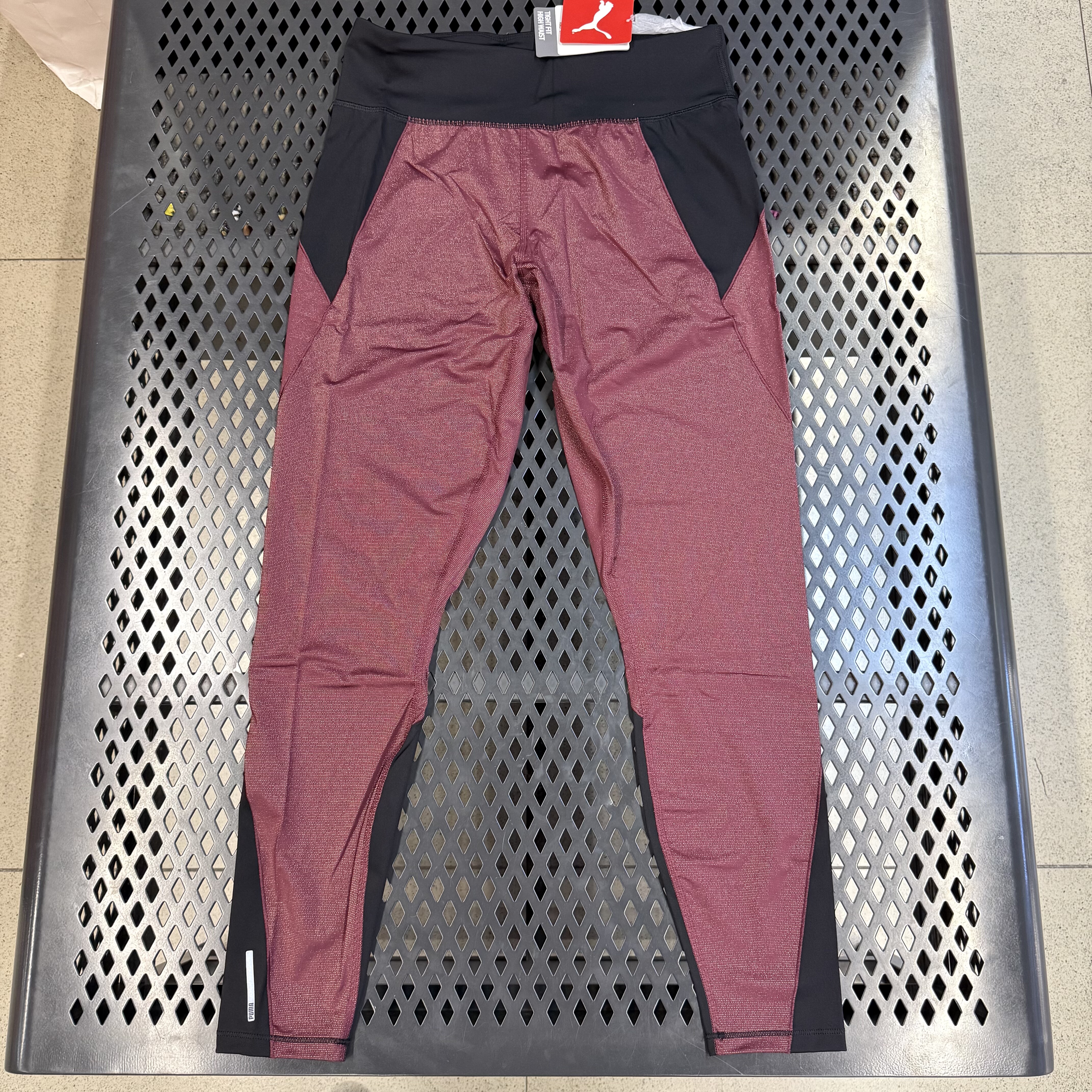 Puma/彪马女士跑步健身瑜伽运动训练舒适弹力紧身长裤 519578-02