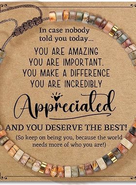 手工编织手链女高级感运动户外穿搭毕加索天然石手串亚马逊热卖