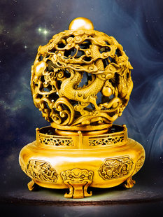 慈风阁 黄铜九转乾坤吉祥摆件时来好运鼎针对运气不好倒霉