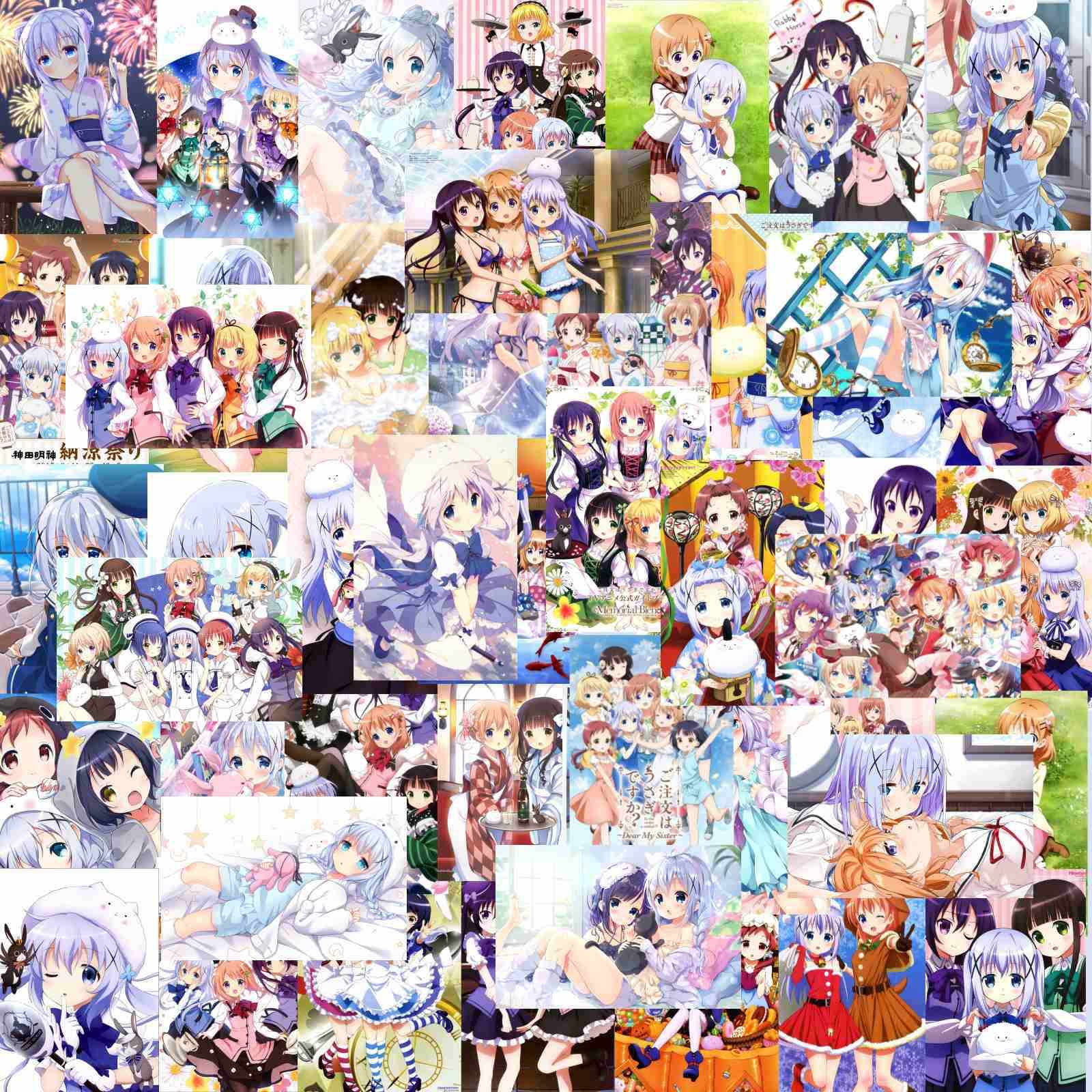 50张请问您今天要来点兔子吗滑板冰箱行李箱电瓶车吉他涂鸦贴纸,3C数码配件,笔记本个性小贴纸,淘宝优惠券,粉丝福利购,淘宝优惠卷