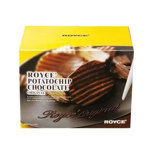 代购人气爆款日本北海道 蔡文静 ROYCE' 生巧克力薯片 原味/白巧
