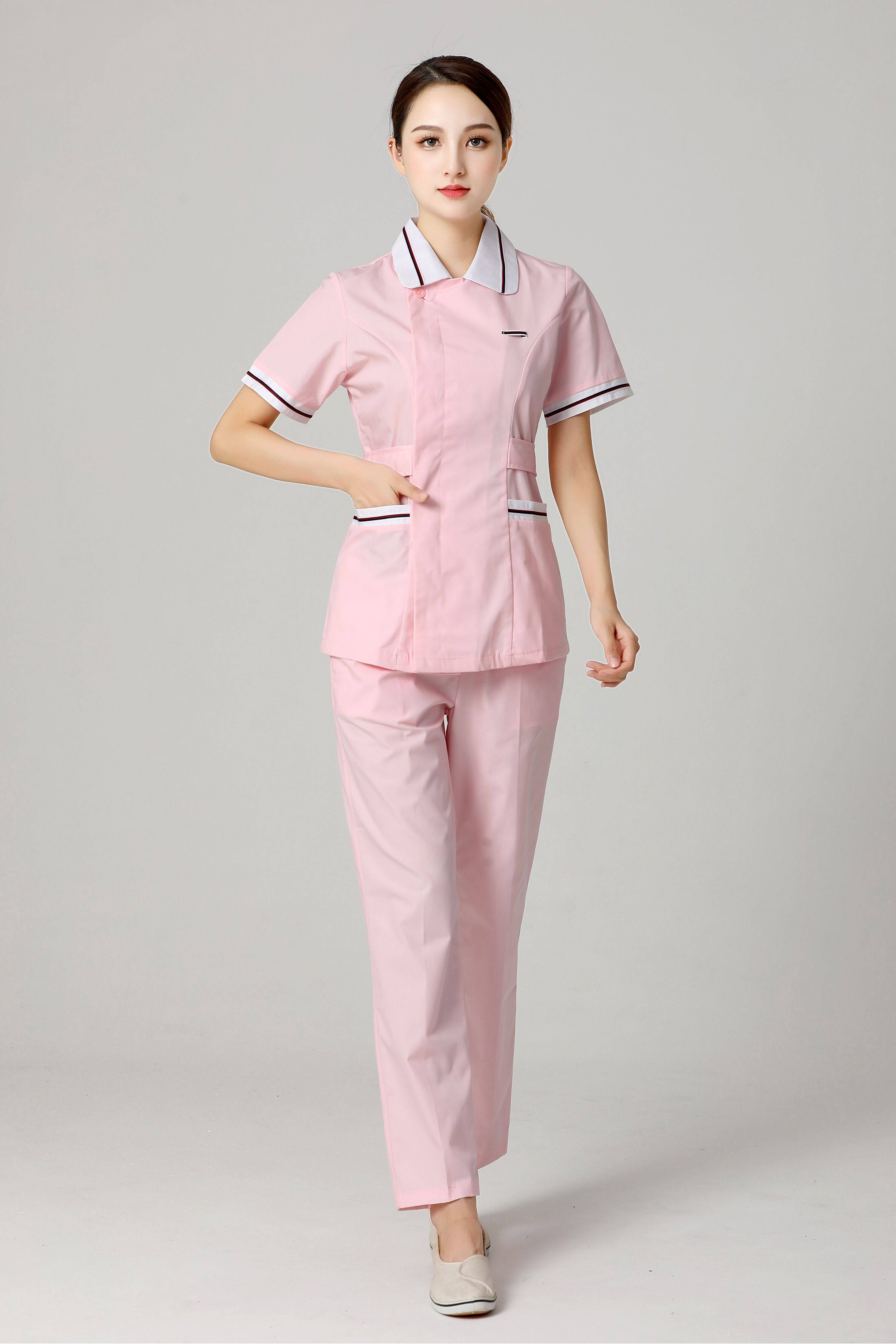 간호사 유니폼 여성 반팔 분할 양복 미용실 맞춤형 구강 성형 외과 의사 피부 관리 작업복 여름