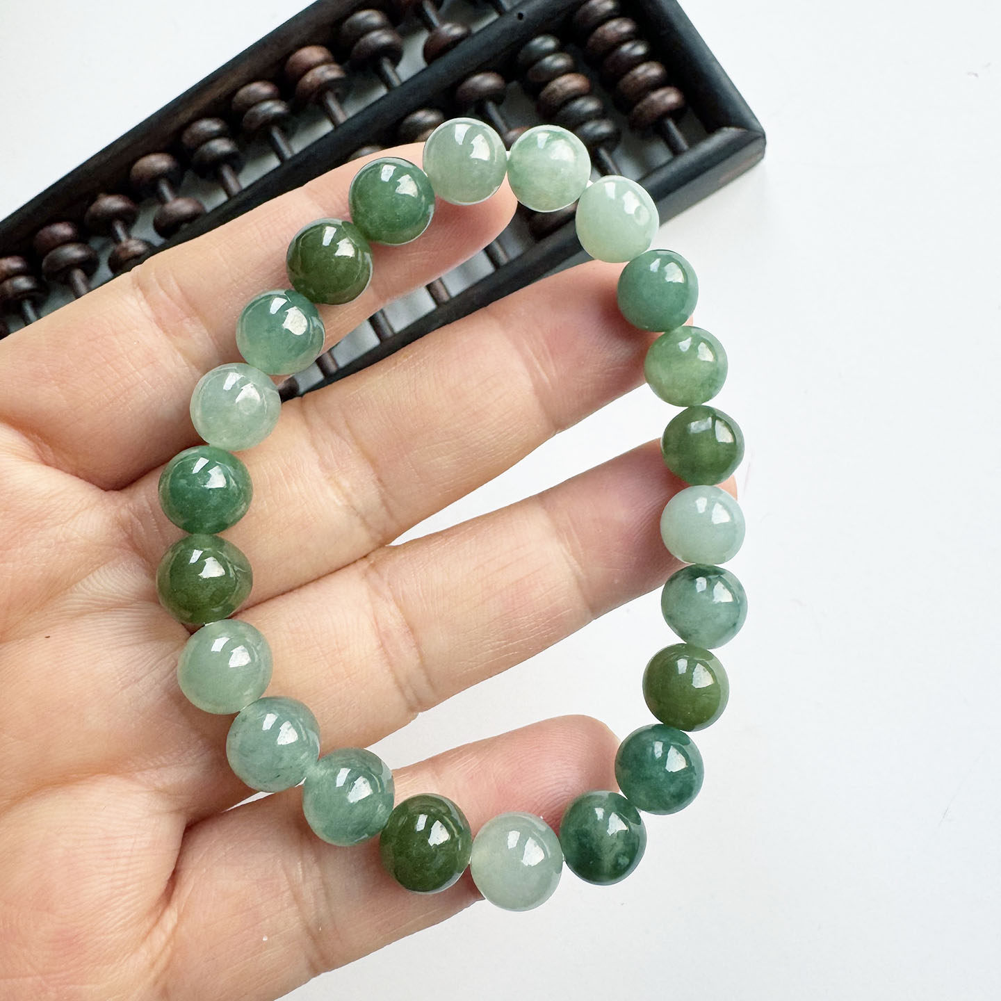 翡翠林直径9mm翡翠手链缅甸天然A货冰种绿色多宝手串男士女士皆可,珠宝/钻石/翡翠,手链/手串,淘宝优惠券,粉丝福利购,淘宝优惠卷