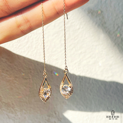 HiOnion耳环长款耳线修饰脸型