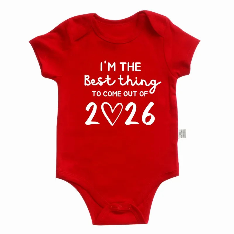 I'm The Best Thing 2026 Babysuit 宝宝幼新生儿纯棉包皮衣爬服