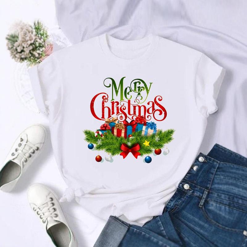 Merry Christmas T Shirt 新款圣诞节圣诞T恤亲子装一家三口体恤