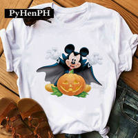 Halloween Pumpkin Mouse T-shirt Super Popular Cartoon Mouse Halloween Pumpkin T-shirt thumbnail 4