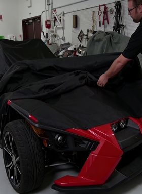 适用于北极星Slingshot弹弓SLR倒三轮车衣车罩车套cover摩托车罩