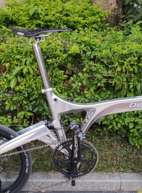 鸟车birdy34.9钛合金鸟头座管座杆兼容碳轨