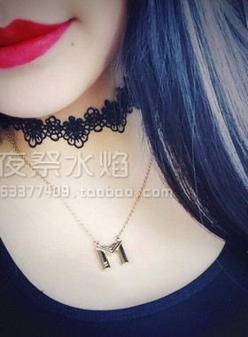 choker欧美日常镂空蕾丝脖颈项链