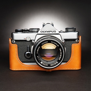 真皮奥林巴斯OM1 OM2n OM3 OM4Ti保护套OM10 20 30胶片相机包皮套