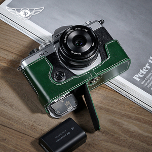 手工牛皮 奥林巴斯OM3相机包 奥之心OM-3皮套 保护套 半套 配件