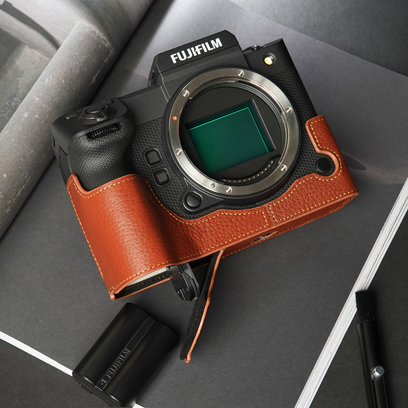 真皮富士GFX100ii保护套皮套
