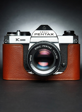 手工牛皮宾得K1000保护套SV S3 S2皮套ESII真皮相机包壳 胶片配件