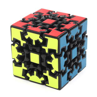 齿轮魔方三阶 九齿连动专业比赛用灵活顺滑益智玩具 异形3阶魔方