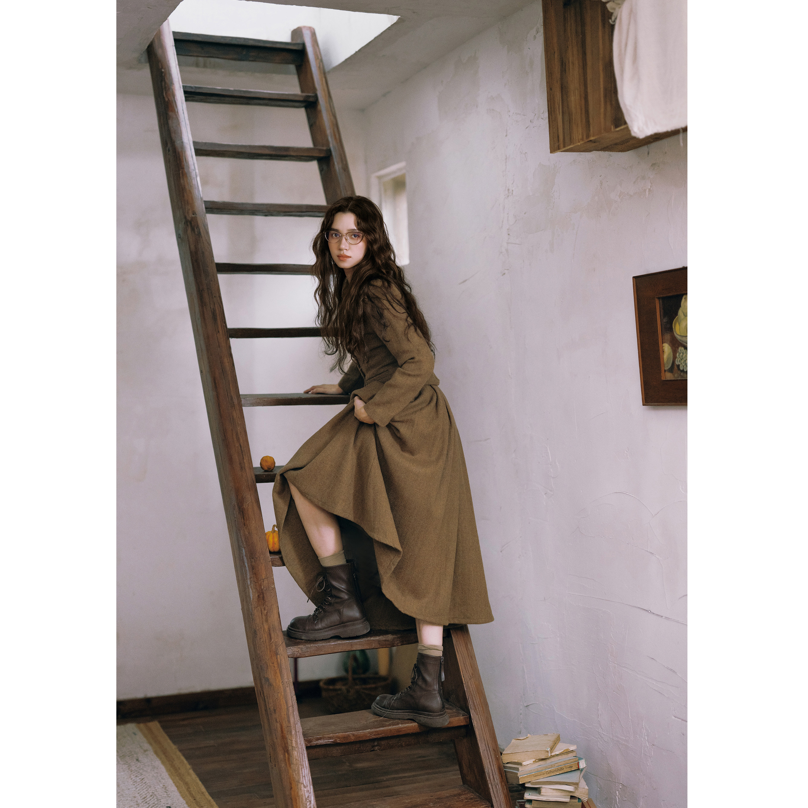 拾光裁缝 波特小姐 英伦复古文艺气质羊毛呢外套半裙冬季两件套装,女装/女士精品,连衣裙,淘宝优惠券,粉丝福利购,淘宝优惠卷