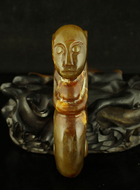 天然把件人物新疆和田玉一口价