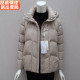 冬季 中年羽绒服女短款 2025年新款 加厚小个子白鸭绒面包服宽松显瘦