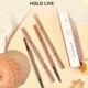 HOLD LIVE自然柔雾眉笔双头砍刀型浅棕色眉笔野生眉不易脱色