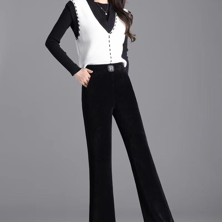 卡里卡633女裤微喇裤长裤