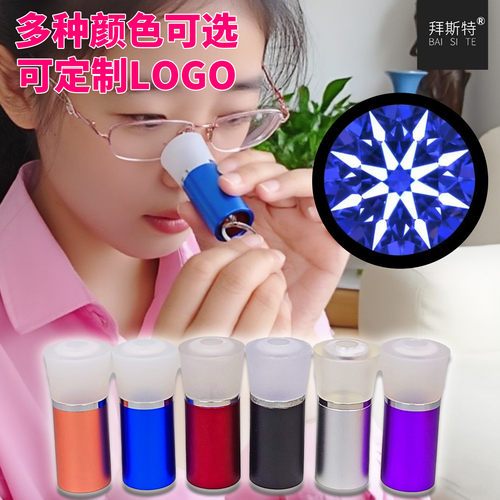 八心八箭切工镜拜斯特钻石鉴定