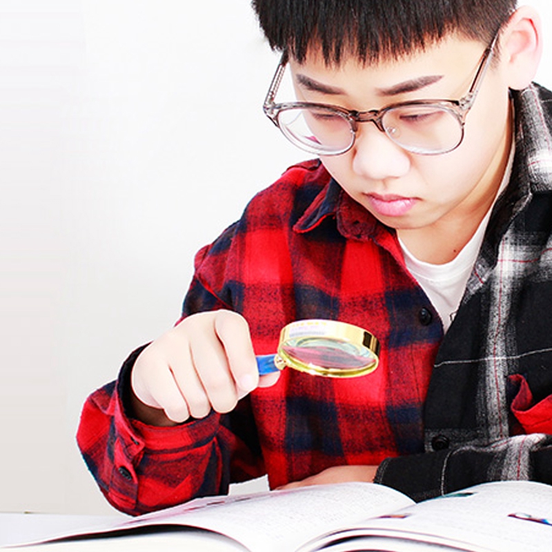 高清手持看书小学生户外放大镜
