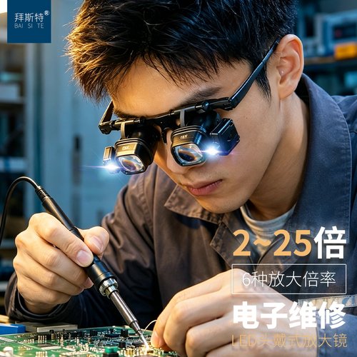 拜斯特眼镜式维修放大镜