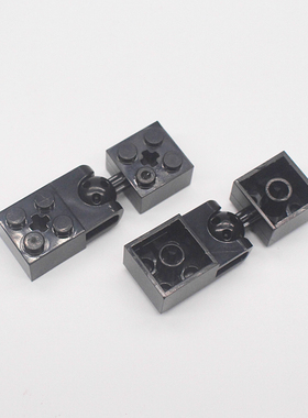 小颗粒积木兼容92013+57909机甲关节零件 砖2x2带大球基座MOC玩具