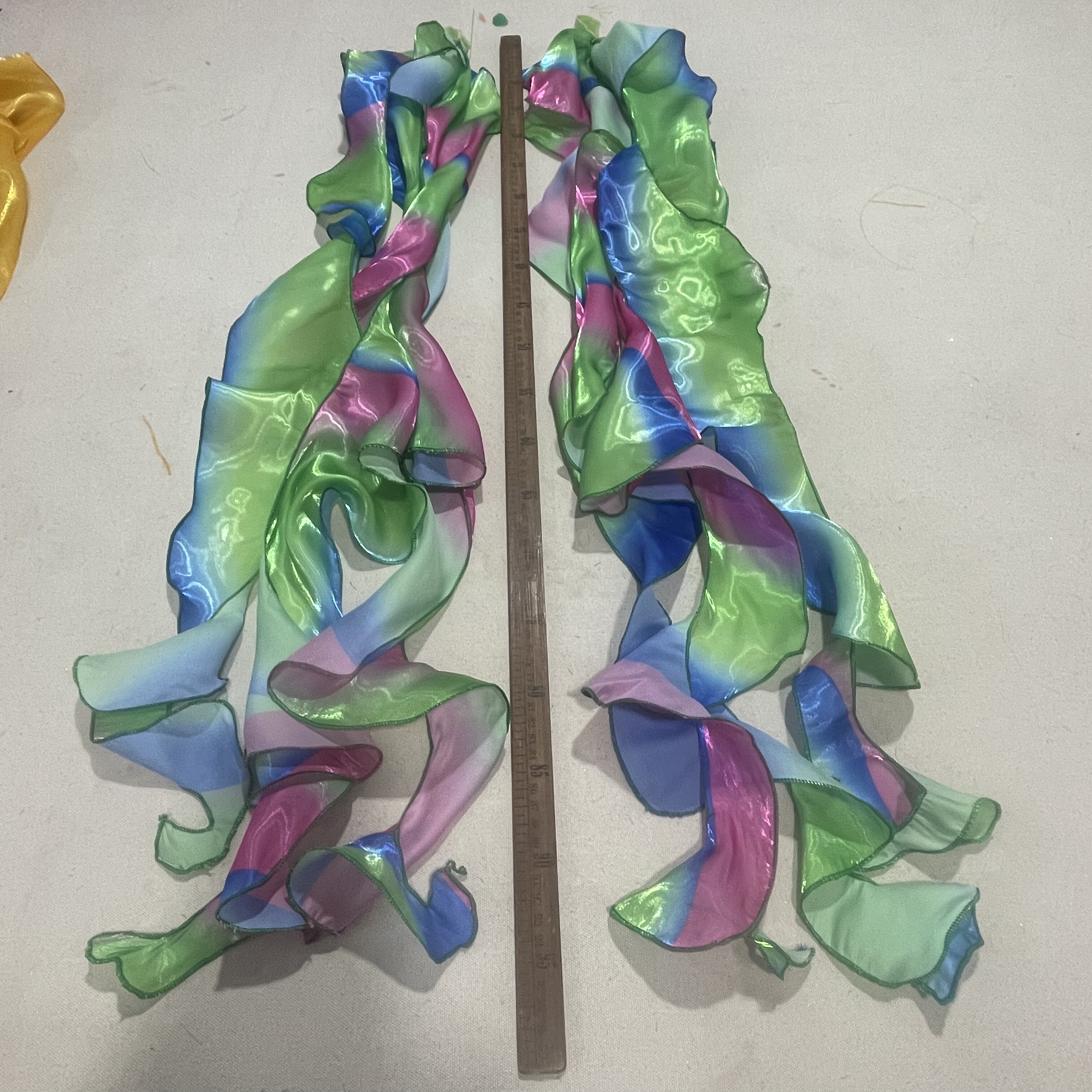 古风水袖松紧螺旋袖 国风表演服舞蹈挽纱飘逸欧根纱