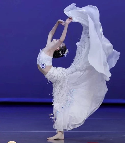 可拆卸鱼尾长拖尾两件套