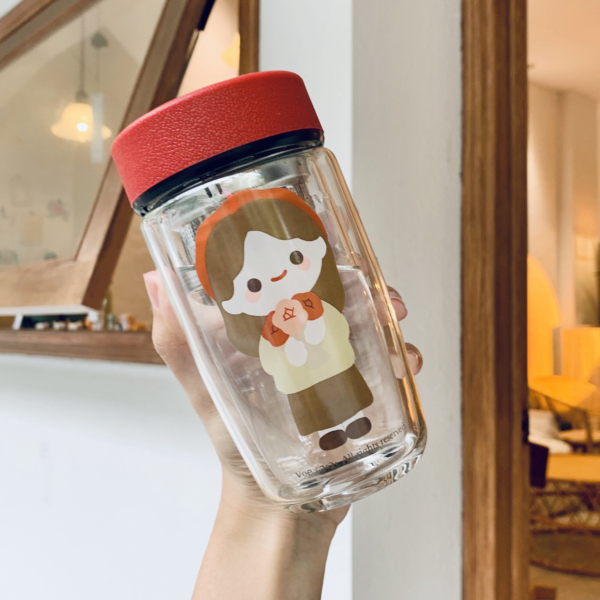 双层隔热水杯-装开水不怕烫