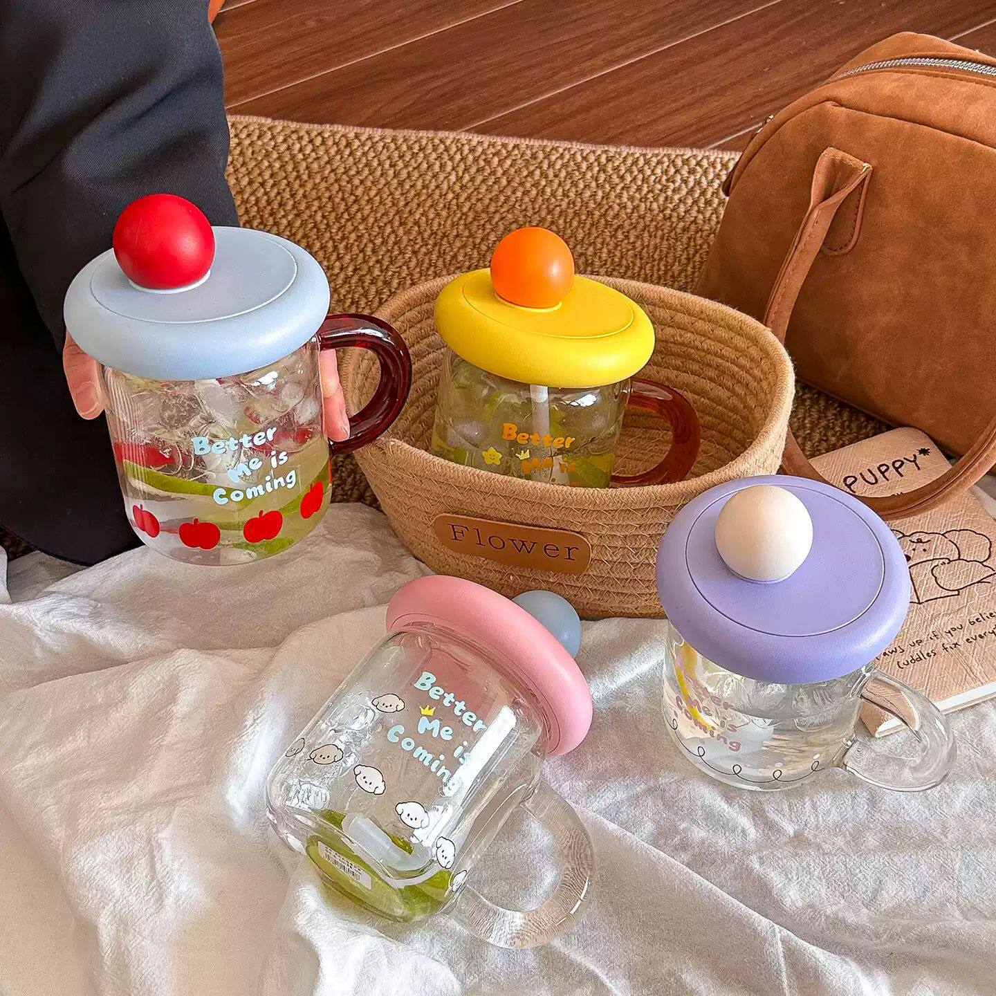 2026新款带手柄玻璃杯