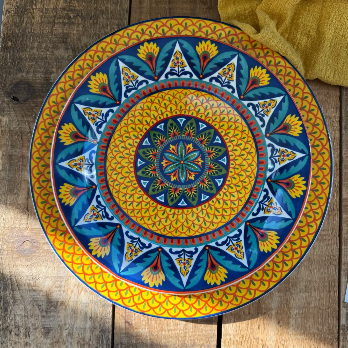 特价美式波西米亚盘子外贸原单精美圣诞水果点心料理菜盘装饰摆盘