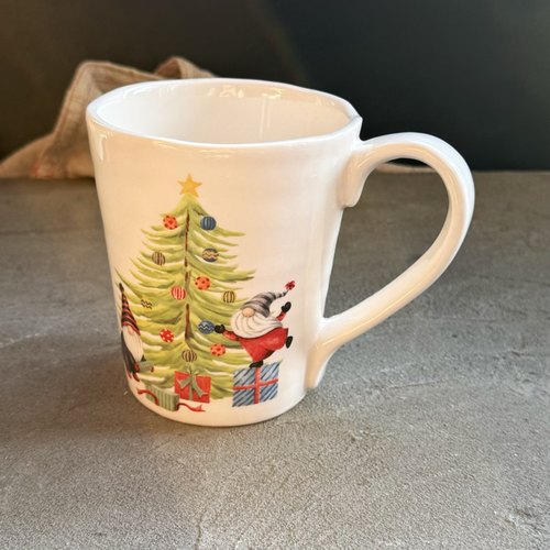 圣诞老人釉下彩马克杯办公室家用水杯陶瓷茶杯咖啡杯牛奶杯可微波