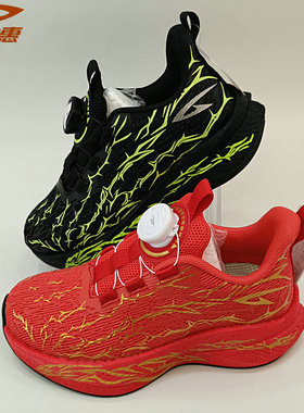 德尔惠36082春新款网面透气旋纽扣爆米花底轻便跑步运动鞋32-42码