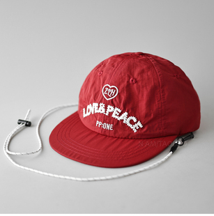 户外遮阳透气鸭舌帽 撞色字母刺绣速干平檐帽男女情侣款 夏季 薄款