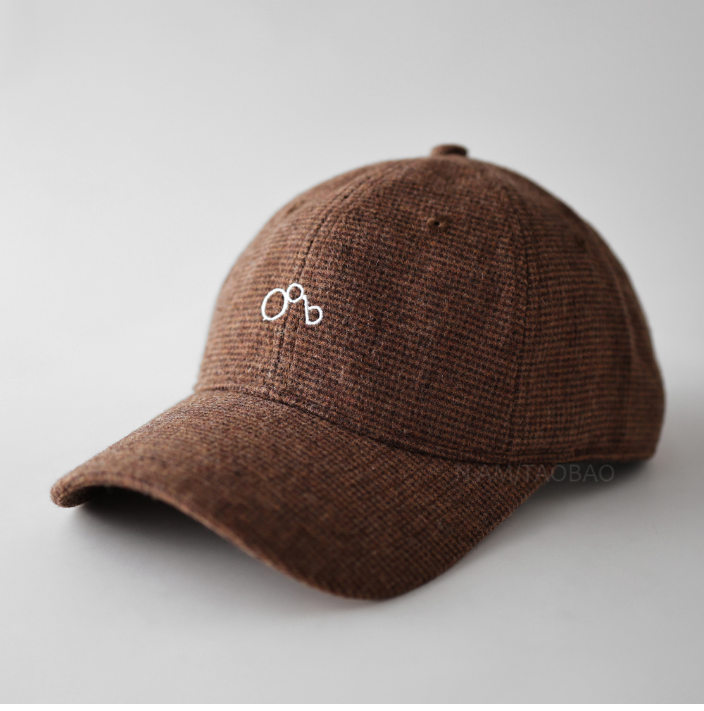美拉德色系字母刺绣棒球帽